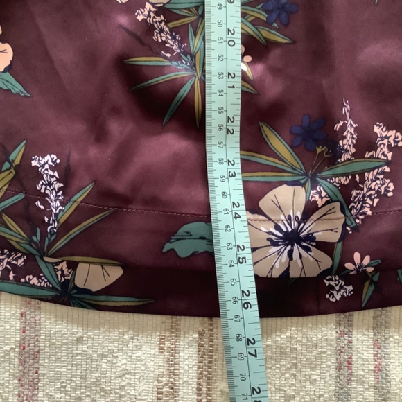 Icรดne (Simons) eggplant floral skirt size S (4-6) - Picture 5 of 6